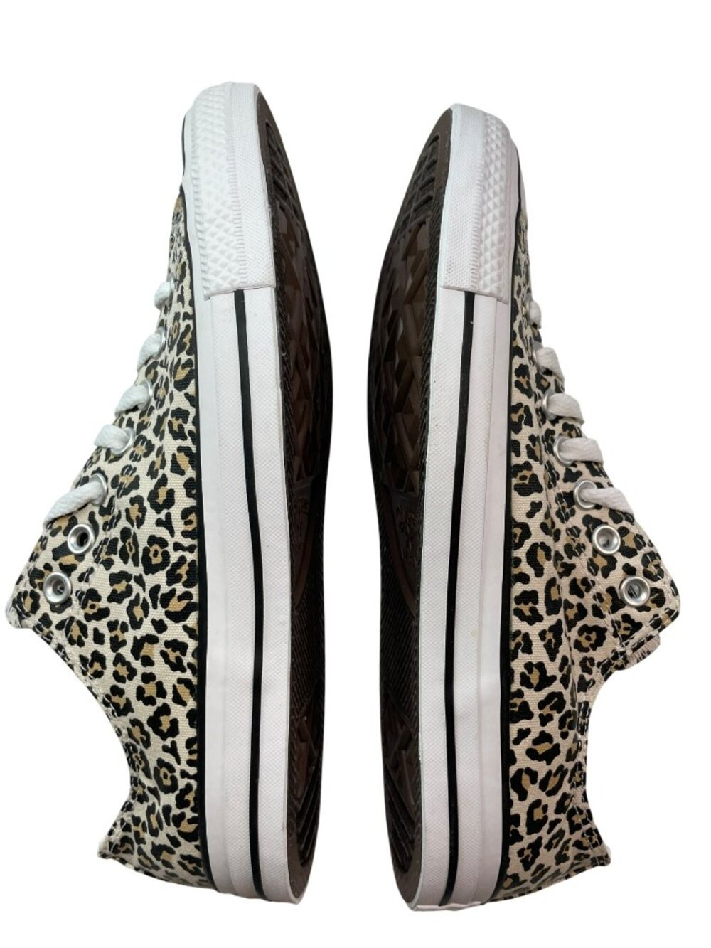 Converse Chuck Taylor All Star Leopard Print Low Top Sneakers Men's 9 Women's 11 - Picture 7 of 10
